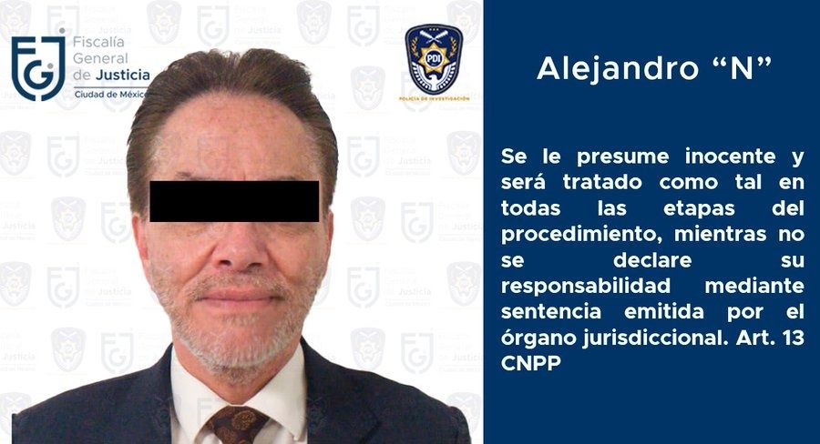 Detienen a Alejandro “N”, socio de Interjet, por presunto abuso sexual y violencia familiar